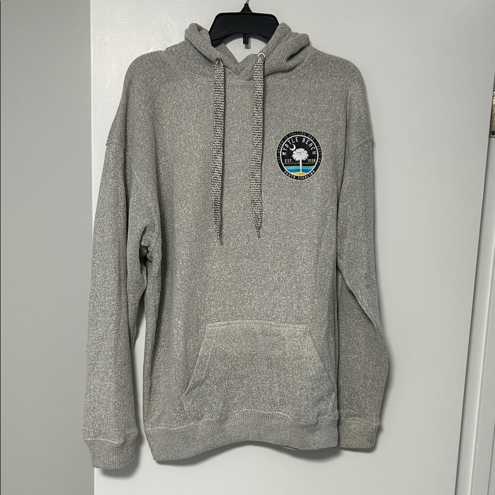 Pacifica Heather Gray Hoodie with Logo